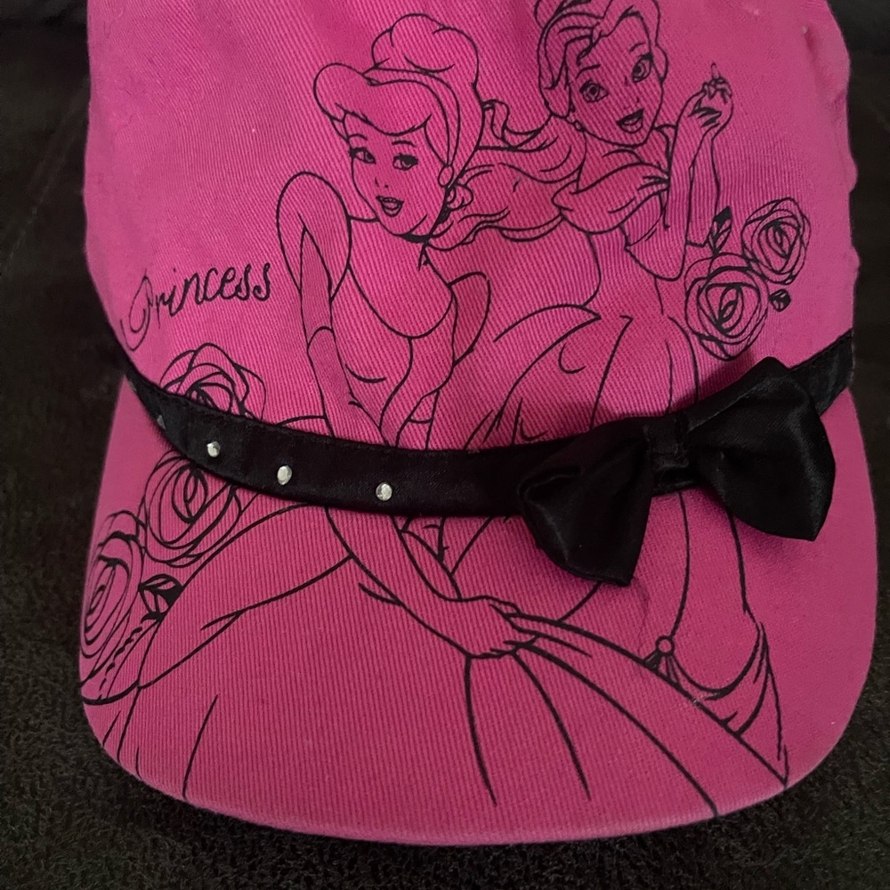 Disney Pink and Black Bow Hat